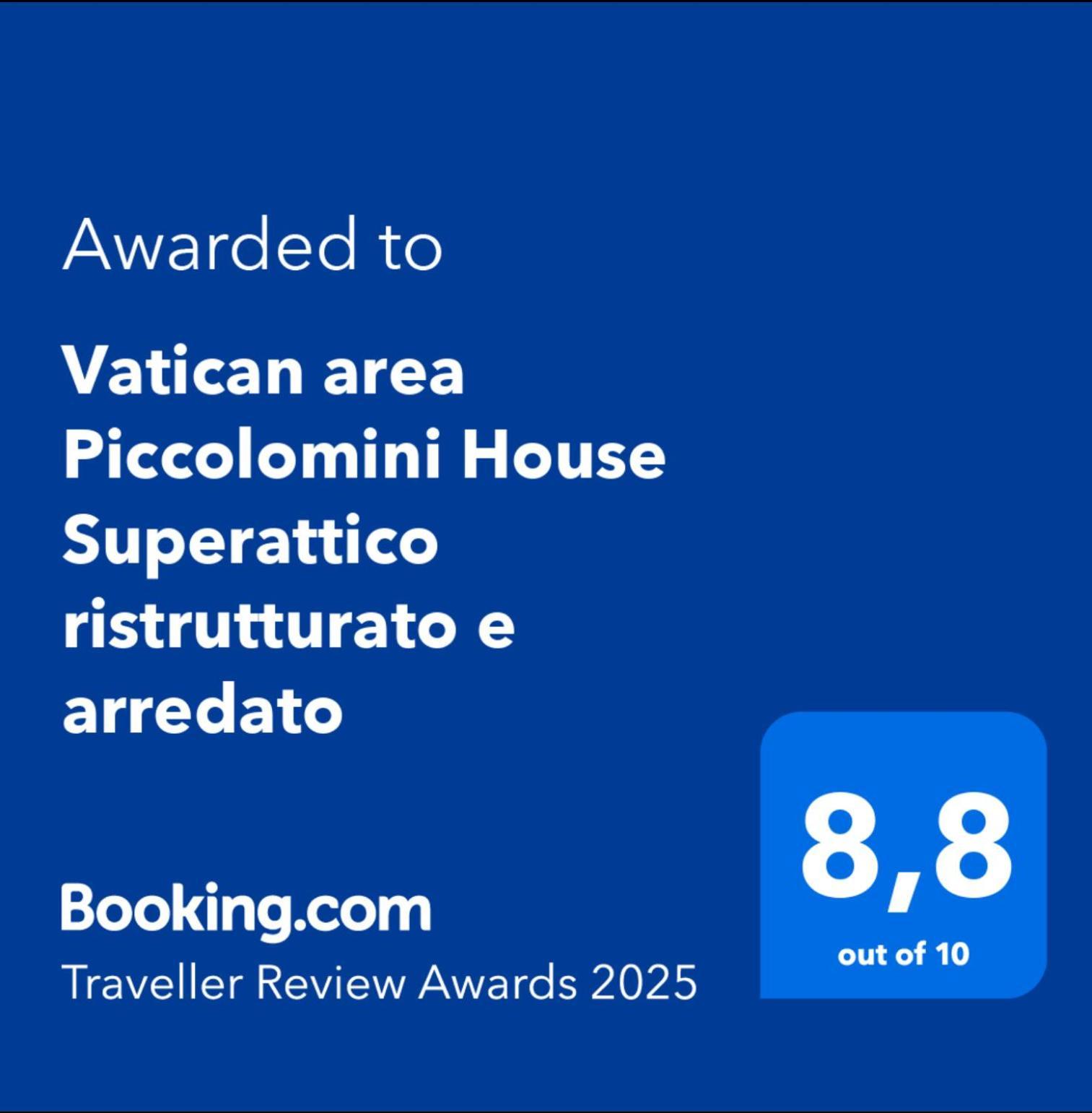 Vatican Area Piccolomini House Superattico Ristrutturato E Arredato Rom
